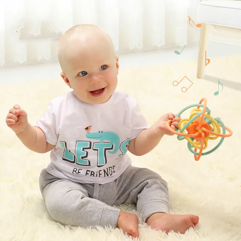 0-12 Months Hand Catching Ball Baby Tactile Perception Hand Catching Ball Puzzle Toy Manhattan Newborn Baby Teether Toy
0-12 Months Hand Catching Ball Baby Tactile Perception Hand Catching Ball Puzzle Toy Manhattan Newborn Baby Teether Toy