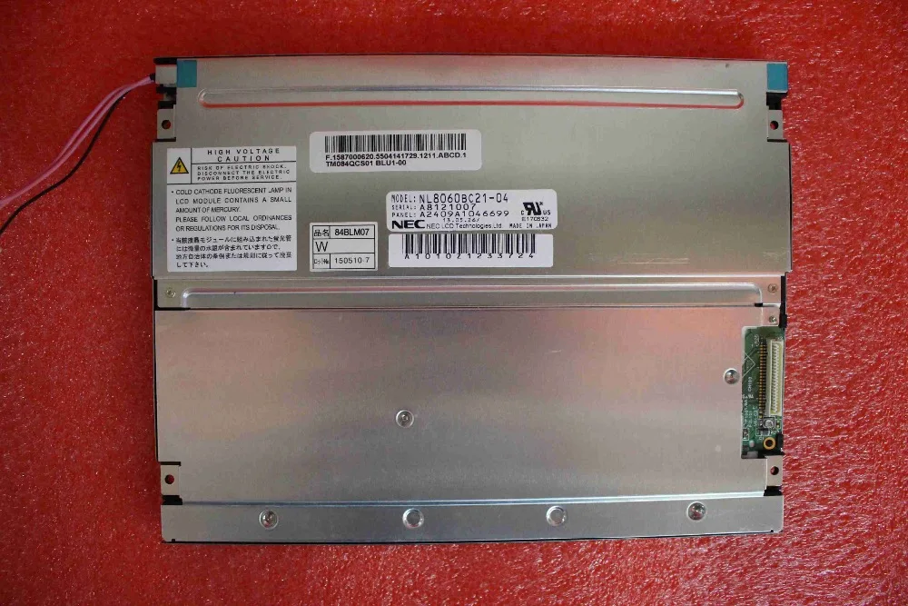 

NL8060BC21-04 8.4 INCH Industrial LCD,stock new,,A+ in stock, test working before shipment