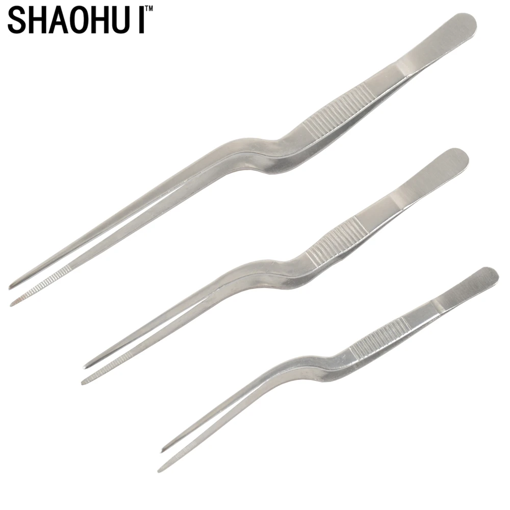 SHAOHUI Best Quality Stainless Steel 3 Pieces set Medical Dental Precision Gun-like bending Forceps Tweezers 14cm-20cm
SHAOHUI Best Quality Stainless Steel 3 Pieces set Medical Dental Precision Gun-like bending Forceps Tweezers 14cm-20cm