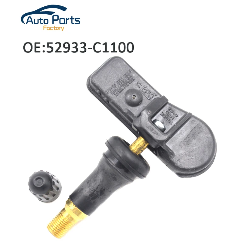 Tire Pressure Monitoring Sensor For Hyundai Sonata Tucson I20(GB/IB) ix35(TL) & 2017 Creta 433MHz 52933-C1100 52933C1100 TPMS
Tire Pressure Monitoring Sensor For Hyundai Sonata Tucson I20(GB/IB) ix35(TL) & 2017 Creta 433MHz 52933-C1100 52933C1100 TPMS