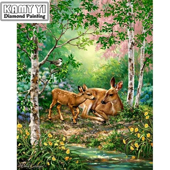 Full Square Diamond 5D DIY Diamond Painting "Forest deer" Embroidery Cross Stitch Rhinestone Mosaic Painting Decor
Full Square Diamond 5D DIY Diamond Painting "Forest deer" Embroidery Cross Stitch Rhinestone Mosaic Painting Decor