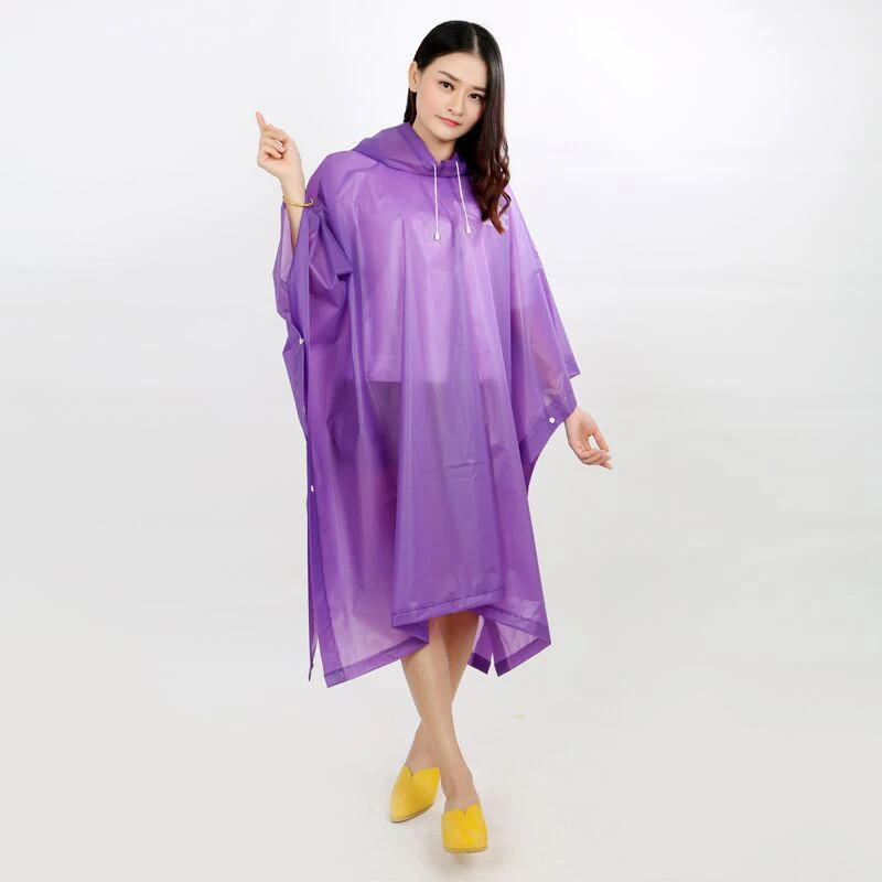 Adult Raincoats Eva Material Translucent Raincoat For Outdoor Mountaineering Waterproof Rain Poncho Non-Disposable Rain Coat
Adult Raincoats Eva Material Translucent Raincoat For Outdoor Mountaineering Waterproof Rain Poncho Non-Disposable Rain Coat