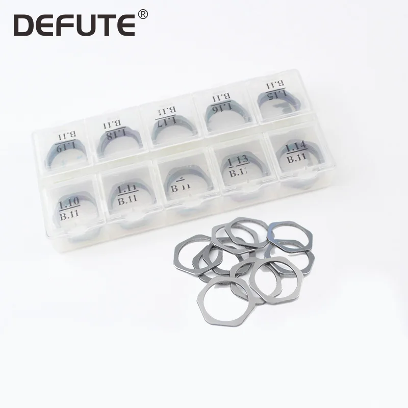 50 Pieces B11 0.900-1.500 0.01mm grade calibration shim Common Rail adjusting shim injectors washers
50 Pieces B11 0.900-1.500 0.01mm grade calibration shim Common Rail adjusting shim injectors washers