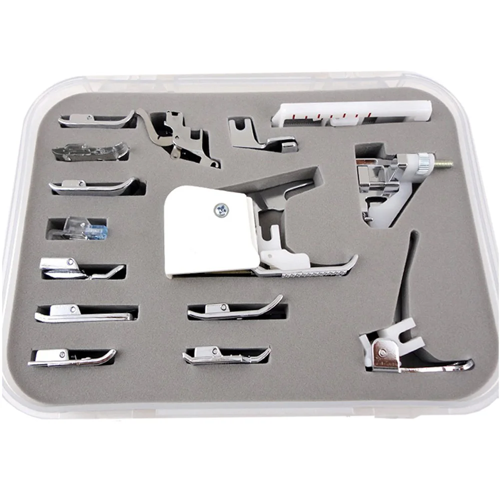 Sewing Machine Presser/Walking Feet Kit 15 in 1 Set