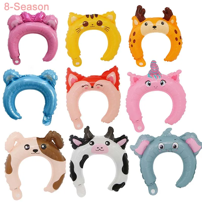 8-Season 10pcs Cute Cartoon Animal Headband Foil balloon Happy Birthday Baby Shower Wedding Party Decor Kids Toys Child Decor
8-Season 10pcs Cute Cartoon Animal Headband Foil balloon Happy Birthday Baby Shower Wedding Party Decor Kids Toys Child Decor