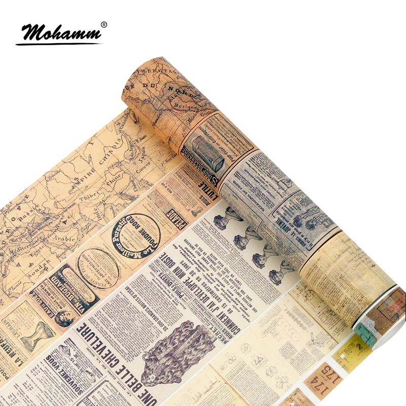 Creative Retro Newspaper Map Gothic Decorative Adhesive Tape Washi Tape DIY Scrapbooking Masking Tape School Office Supply
Creative Retro Newspaper Map Gothic Decorative Adhesive Tape Washi Tape DIY Scrapbooking Masking Tape School Office Supply