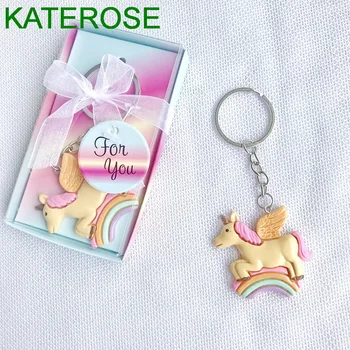 12PCS Baby Birthday Party Giveaways Colorful Unicorn Key Chain Newborn Baptism Baby Christening Souvenir
12PCS Baby Birthday Party Giveaways Colorful Unicorn Key Chain Newborn Baptism Baby Christening Souvenir