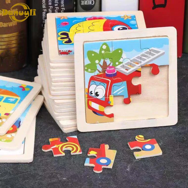 Danuyli Hot Sale 1pcs 9 Slice Small Piece Puzzle Toy Children Animals Wooden Jigsaw Puzzles Kids Educational Toys for Baby
Danuyli Hot Sale 1pcs 9 Slice Small Piece Puzzle Toy Children Animals Wooden Jigsaw Puzzles Kids Educational Toys for Baby