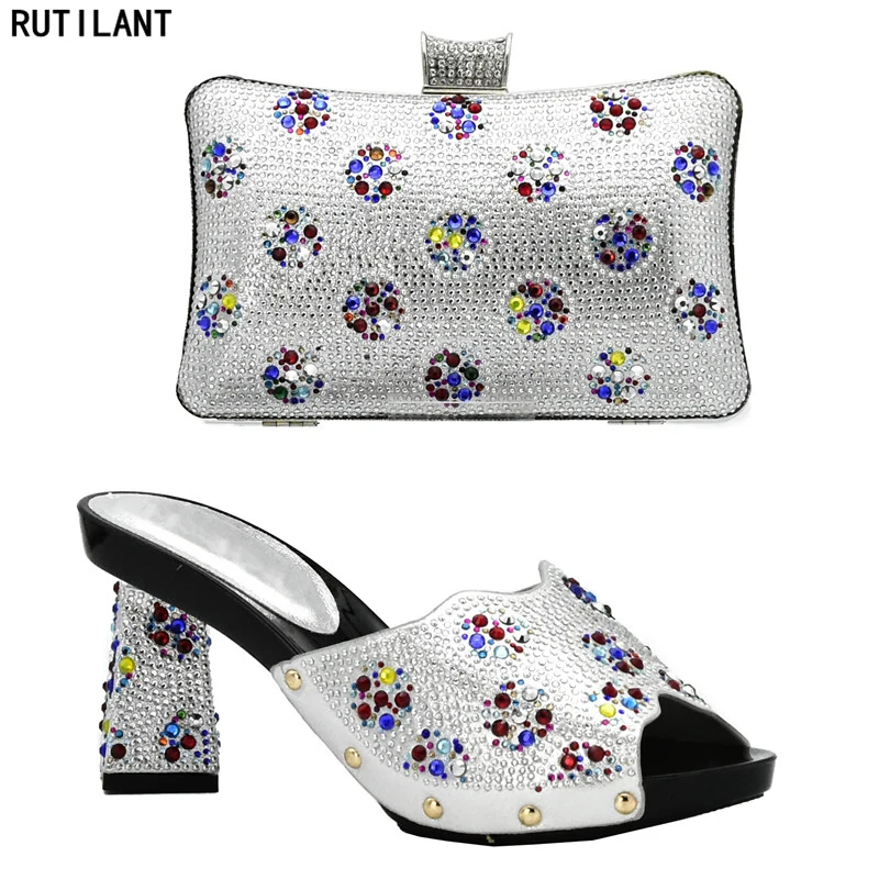Italian Shoes and Bags To Match Shoe with Bag Set Sliver Color Italian Shoes with Matching Bags for Wedding Italy Party Shoe Bag
Italian Shoes and Bags To Match Shoe with Bag Set Sliver Color Italian Shoes with Matching Bags for Wedding Italy Party Shoe Bag
