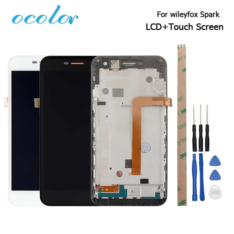 ocolor For Wileyfox Spark LCD Display + Touch Screen Good 1280x720 FHD Panel Screen Assembly Replacement+ Tools+Adhesive
ocolor For Wileyfox Spark LCD Display + Touch Screen Good 1280x720 FHD Panel Screen Assembly Replacement+ Tools+Adhesive