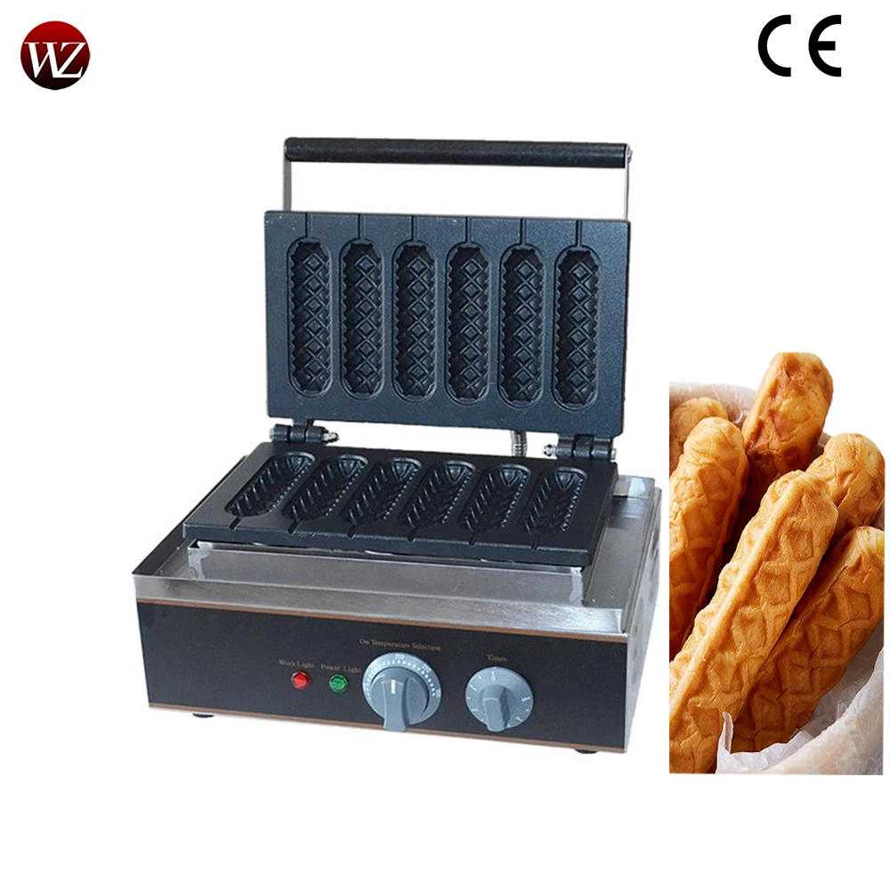 Wantjoin CE Commercial Crispy Machine Wafer Hot Dog Cream Crispy Sausage Machine 220-130V US UK crispy Waffle Maker Bread Baker 
Wantjoin CE Commercial Crispy Machine Wafer Hot Dog Cream Crispy Sausage Machine 220-130V US UK crispy Waffle Maker Bread Baker