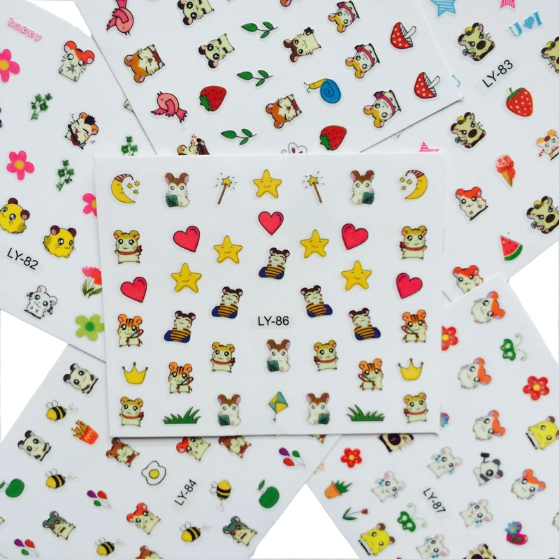 6PCS/lot cute Mouse Stickers Children's Nail Sticker Cartoon Sticker Girl Baby Nail Sticker toys Small Gift Nail Patch
6PCS/lot cute Mouse Stickers Children's Nail Sticker Cartoon Sticker Girl Baby Nail Sticker toys Small Gift Nail Patch