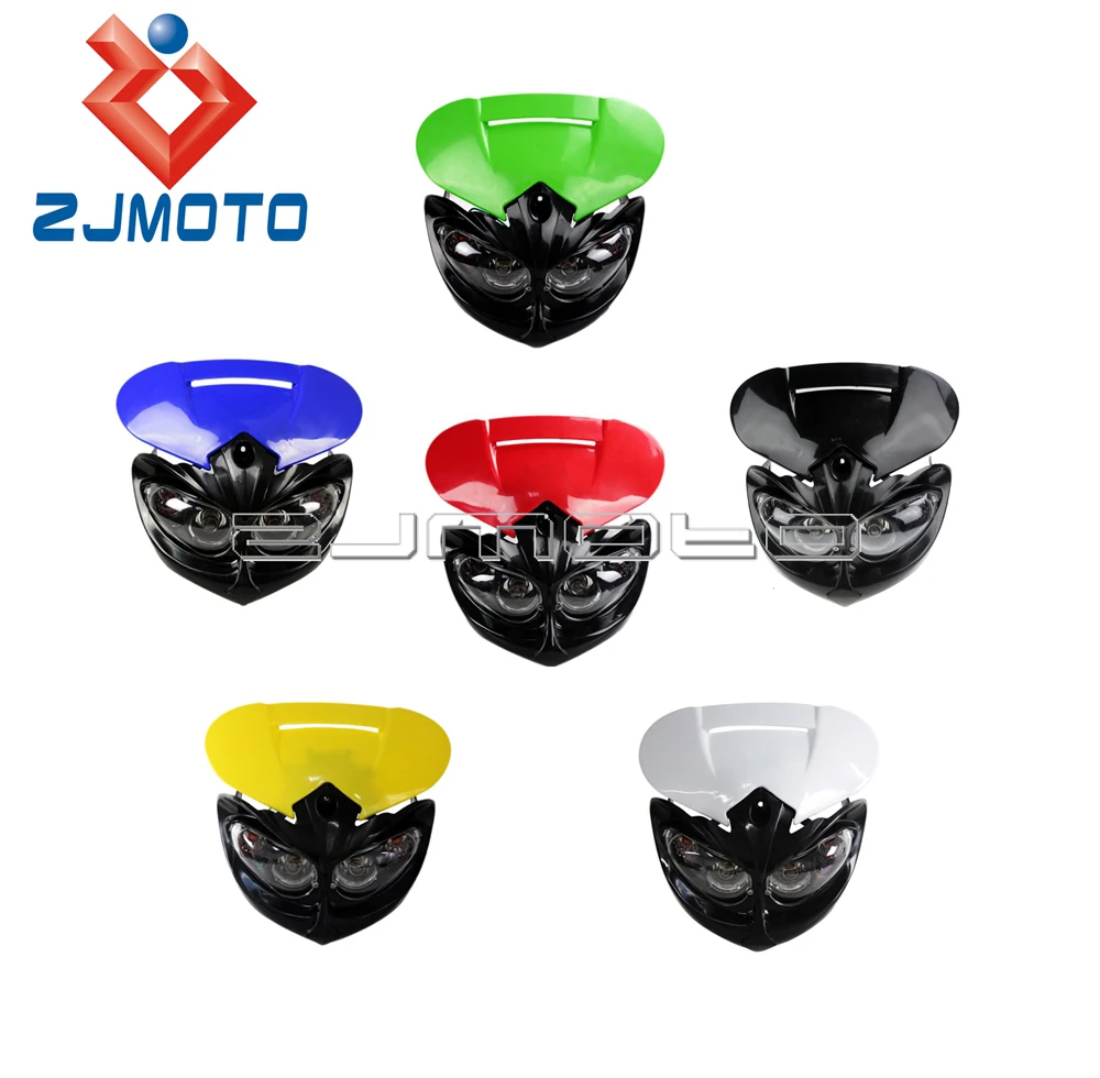 Universal Streetfighter Off Road Headlight Super Moto Headlamp Cross Dual Sport Dirtbike Headlight Fairing
Universal Streetfighter Off Road Headlight Super Moto Headlamp Cross Dual Sport Dirtbike Headlight Fairing