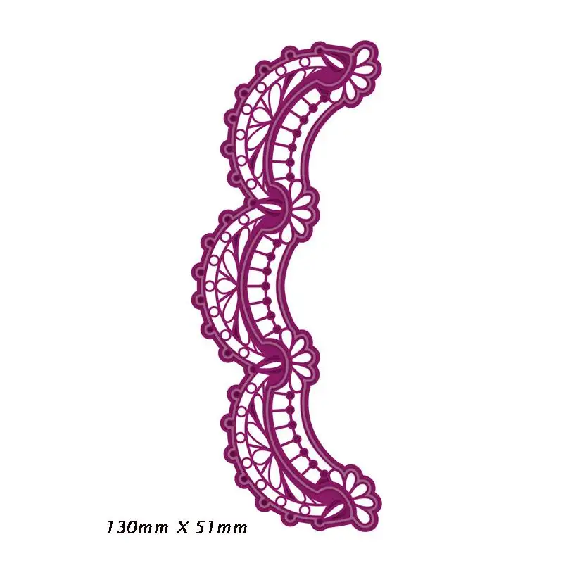 Wave Lace Edge Border Frame Metal Cutting Dies Stencils for DIY Scrapbooking Album Decorative Embossing Card Crafts Template
Wave Lace Edge Border Frame Metal Cutting Dies Stencils for DIY Scrapbooking Album Decorative Embossing Card Crafts Template