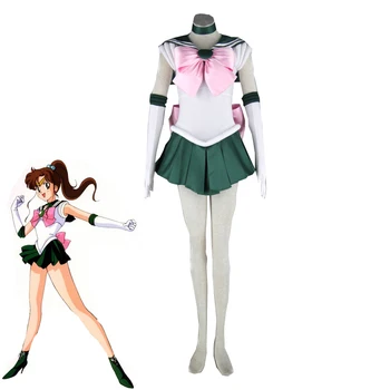 Anime Sailor Moon Makoto Kino/Sailor Jupiter Cosplay Costume Adult and Kids Jupiter Dress Halloween Carnival Uniform Custom Made
Anime Sailor Moon Makoto Kino/Sailor Jupiter Cosplay Costume Adult and Kids Jupiter Dress Halloween Carnival Uniform Custom Made