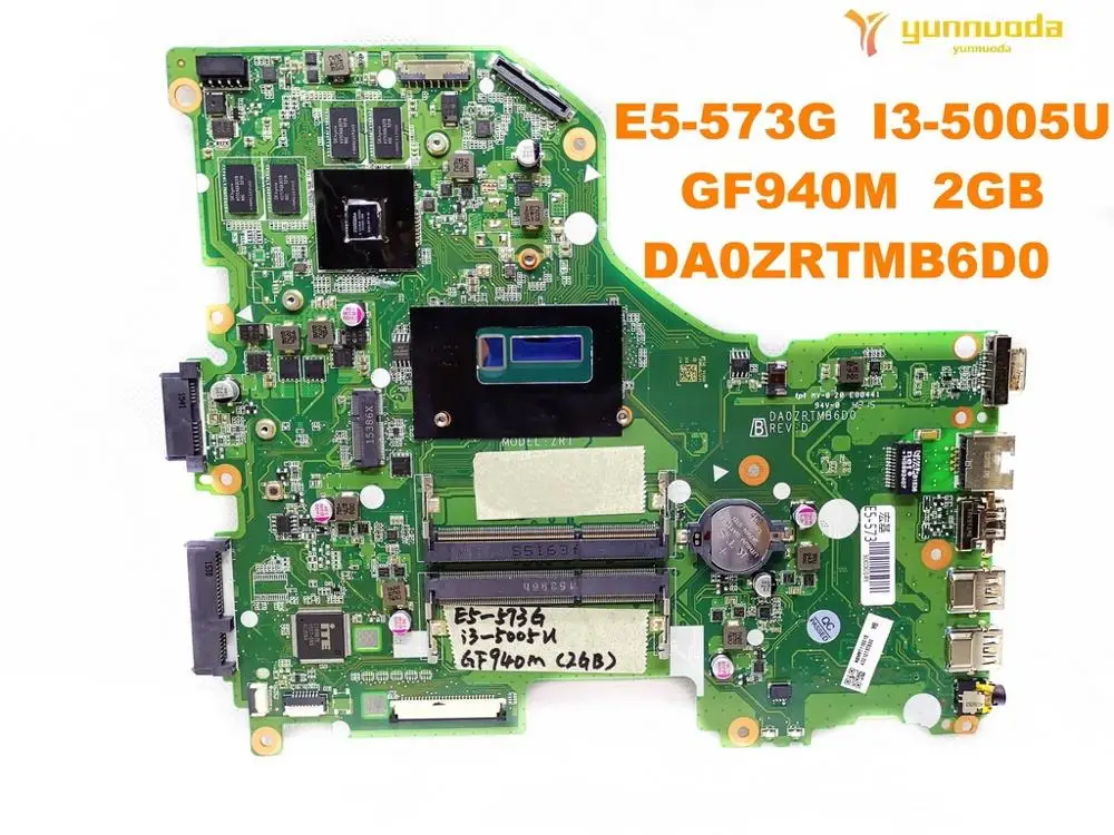 Оригинальная материнская плата для ноутбука ACER Φ, GF940M, 2 Гб, DA0ZRTMB6D0, протестирована, хорошая Бесплатная доставка
Оригинальная материнская плата для ноутбука ACER Φ, GF940M, 2 Гб, DA0ZRTMB6D0, протестирована, хорошая Бесплатная доставка