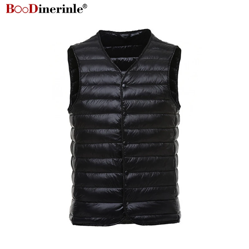 BOoDinerinle Casual Men Sleeveless Jacket Winter Outwear Ultralight White Duck Down Vest V-neck Windproof Warm Waistcoat YR070
BOoDinerinle Casual Men Sleeveless Jacket Winter Outwear Ultralight White Duck Down Vest V-neck Windproof Warm Waistcoat YR070