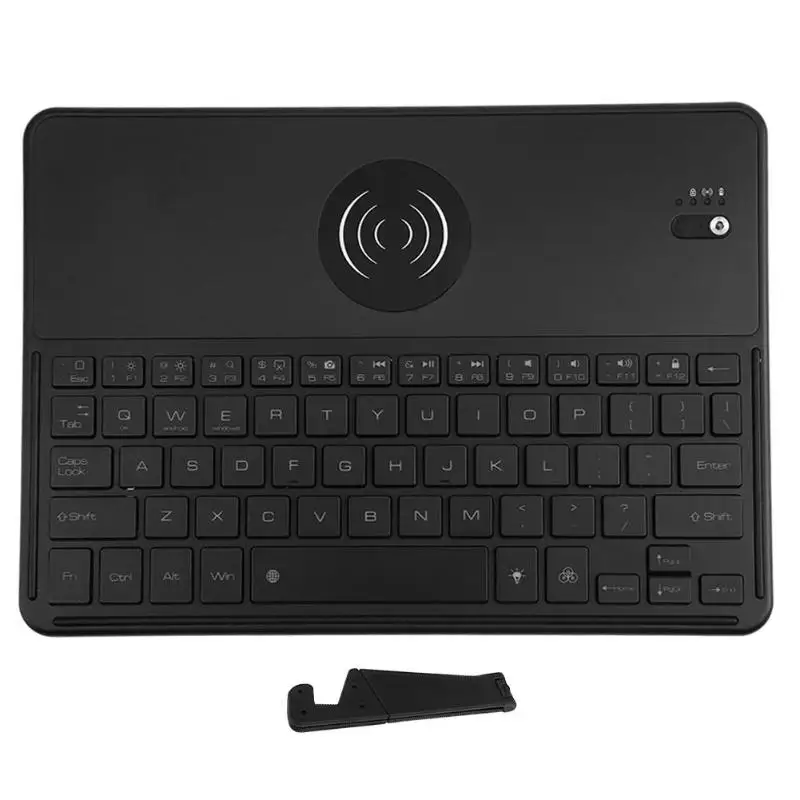 244x173x5mm Bluetooth 3.0 Keyboard with QI Wireless Charging Function 7 Color Backlit Rechargeable Keypad Battery 550mAhlet PC
244x173x5mm Bluetooth 3.0 Keyboard with QI Wireless Charging Function 7 Color Backlit Rechargeable Keypad Battery 550mAhlet PC