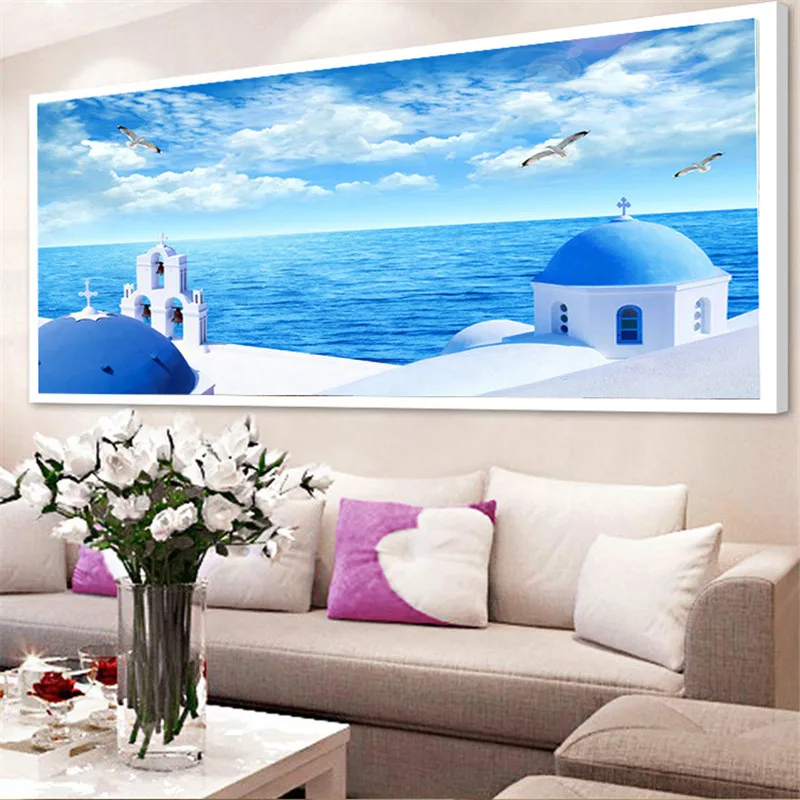 5D DIY Diamond embroidery seaside Landscape pictures Home Decor Mosaic Full Resin round rhinestones needlework sea Painting
5D DIY Diamond embroidery seaside Landscape pictures Home Decor Mosaic Full Resin round rhinestones needlework sea Painting