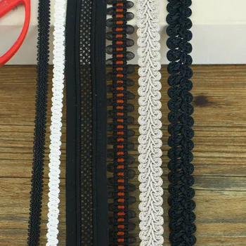 5yards /lot black polyester long lace ribbon, DIY garment accessories, jewelry accessories
5yards /lot black polyester long lace ribbon, DIY garment accessories, jewelry accessories