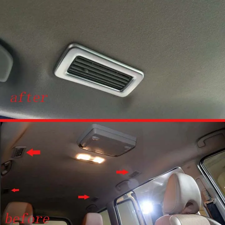 For NISSAN SERENA C27 2017 2018 2019 Car Decoration ABS Matte Plated Rear Roof Air Vent Frame Trim Cover
For NISSAN SERENA C27 2017 2018 2019 Car Decoration ABS Matte Plated Rear Roof Air Vent Frame Trim Cover