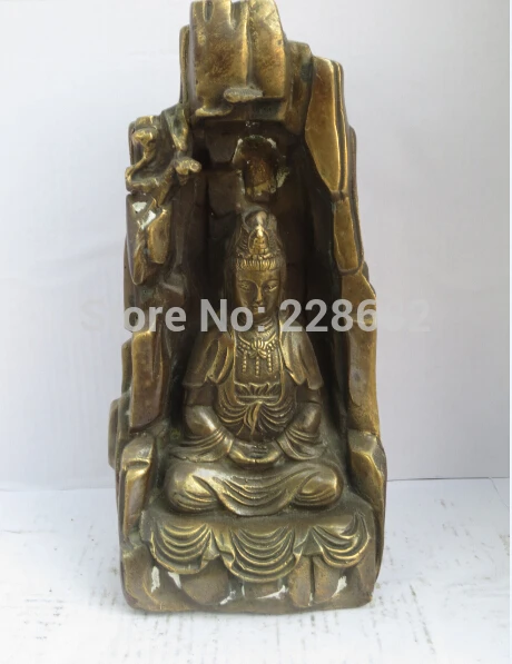 Collectible Chinese Decorated Old Copper Carved Guanyin Buddha Mountain Sculpture /statue 006
Collectible Chinese Decorated Old Copper Carved Guanyin Buddha Mountain Sculpture /statue 006
