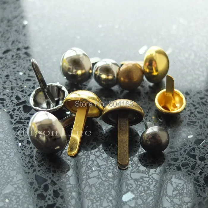 100 PCS 5/8" 15mm Purse Handbag Round Feet NAILHEADS Stud Spike Nickle Bronze Gold Black
100 PCS 5/8" 15mm Purse Handbag Round Feet NAILHEADS Stud Spike Nickle Bronze Gold Black