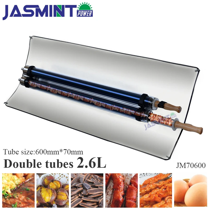 Economic convenient solar tube cooker use of sunlight for BBQ,portable solar cooker Camping Emergency Tool solar oven cook food
Economic convenient solar tube cooker use of sunlight for BBQ,portable solar cooker Camping Emergency Tool solar oven cook food