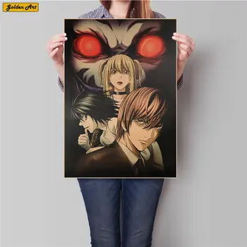 Death note Japanese Comic Movie vintage kraft paper poster retro painting wall sticker 45.5x31.5cm
Death note Japanese Comic Movie vintage kraft paper poster retro painting wall sticker 45.5x31.5cm