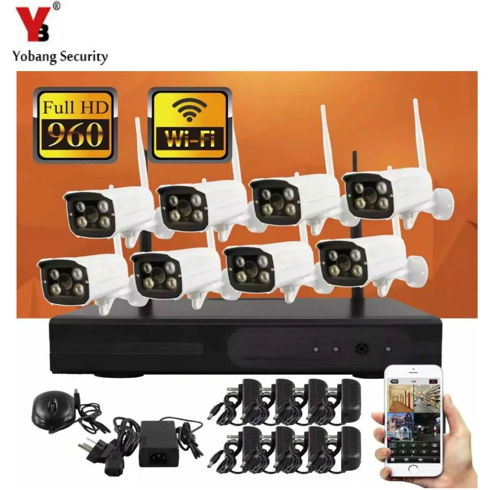 YobangSecurity 8ch Wireless NVR kit Plug And Play CCTV System Wireless NVR Surveillance Kit 720P Outdoor Security WIFI IP Camera
YobangSecurity 8ch Wireless NVR kit Plug And Play CCTV System Wireless NVR Surveillance Kit 720P Outdoor Security WIFI IP Camera
