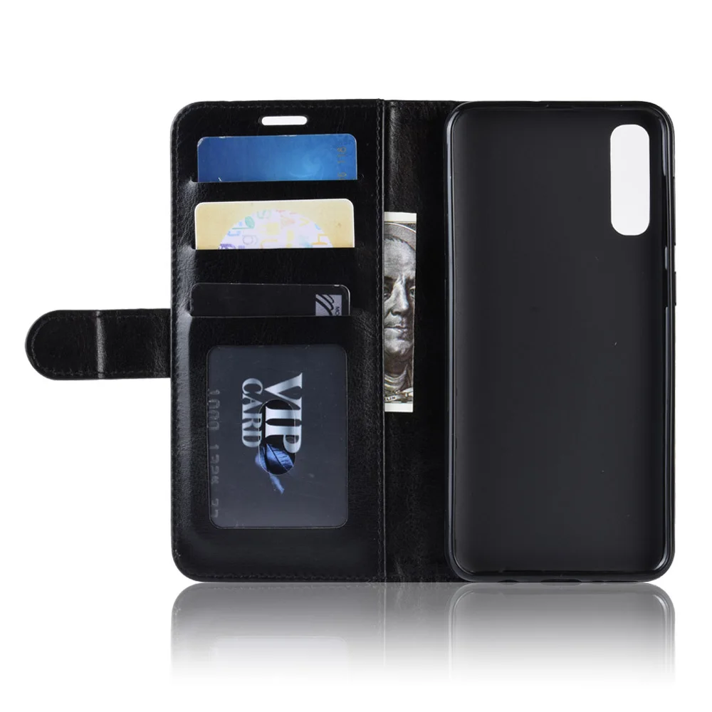 KSAM1192_4_Wallet Leather Case with Card Slots and Stand for Samsung A50 A505 SM-A505F