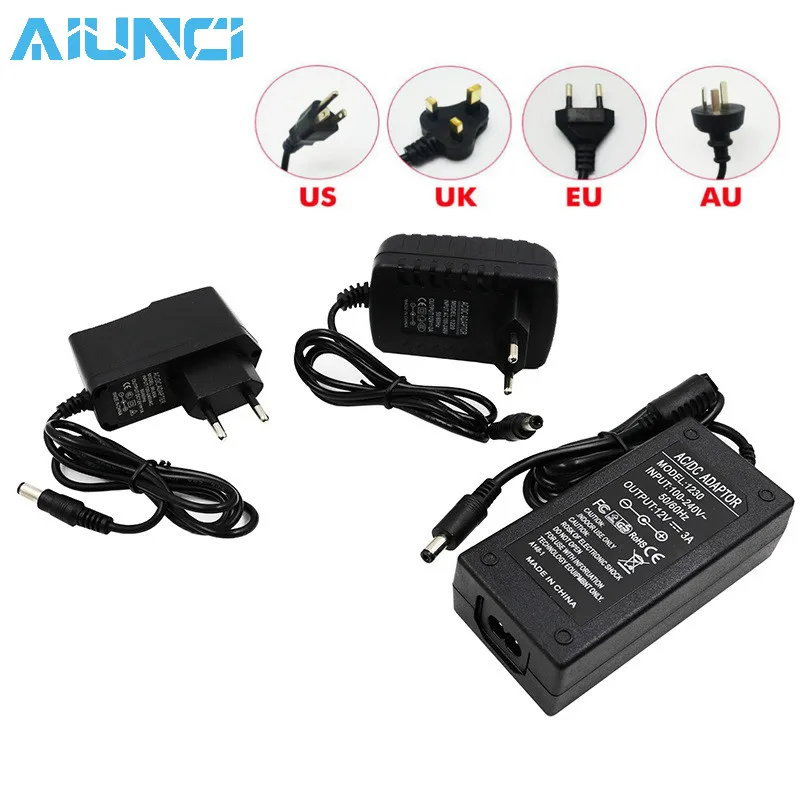 DC12V Adapter AC100-240V Lighting Transformers OUT PUT DC12V 1A / 2A / 3A / 5A / 6A / 8A / 10A Power Supply for LED Strip
DC12V Adapter AC100-240V Lighting Transformers OUT PUT DC12V 1A / 2A / 3A / 5A / 6A / 8A / 10A Power Supply for LED Strip