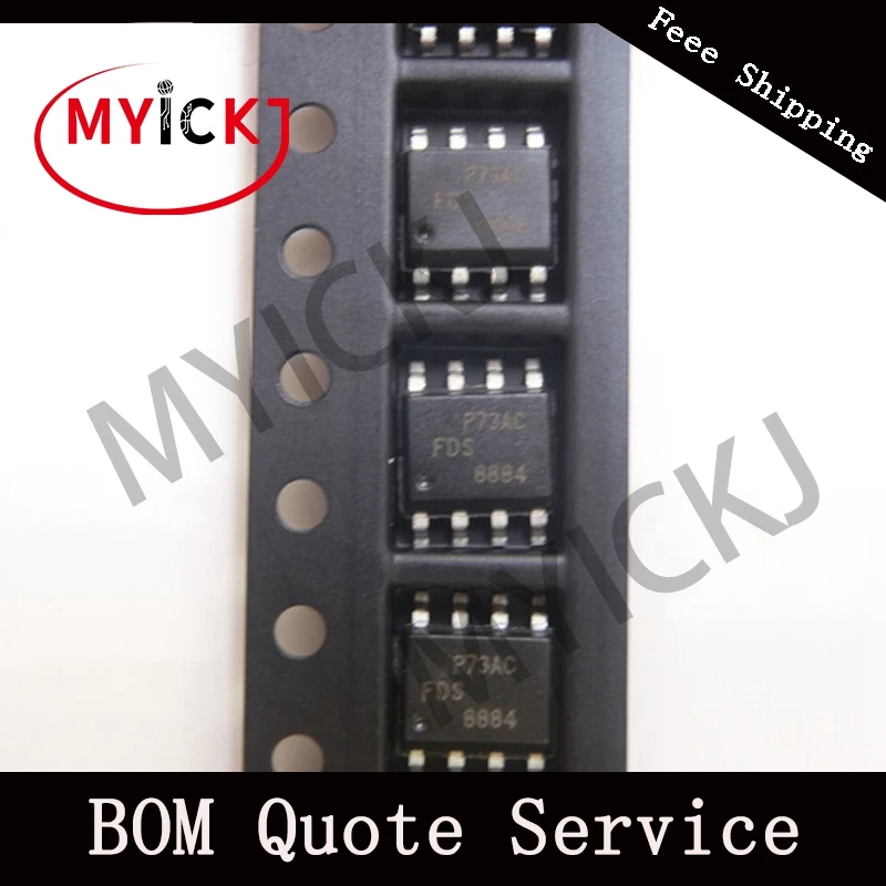 10pcs FDS8884 IC CHIP MOSFET N-CH 30V 8.5A 8-SOIC 
10pcs FDS8884 IC CHIP MOSFET N-CH 30V 8.5A 8-SOIC