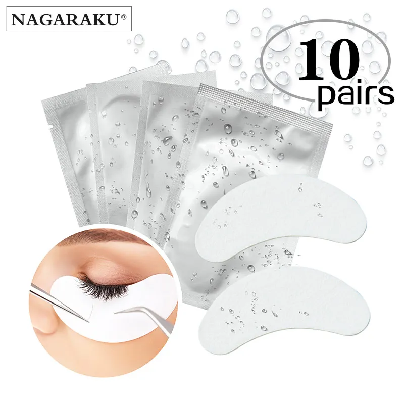 NAGARAKU, Newest Generation 10 pairs set High quality, eye gel pads,no reflection , odorless ,eye patches for eyelash extension 
NAGARAKU, Newest Generation 10 pairs set High quality, eye gel pads,no reflection , odorless ,eye patches for eyelash extension