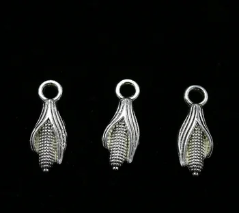 100pcs fashion Double-sided corn charm 15*5*2.5mm Antique silver Children's gift craft Jewelry earring bracelet necklace anklet
100pcs fashion Double-sided corn charm 15*5*2.5mm Antique silver Children's gift craft Jewelry earring bracelet necklace anklet