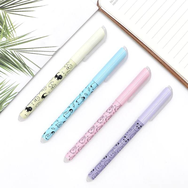 4Pcs/set Cute Animal Erasable Pen 0.38mm Blue/Black Ink Magic Gel Pen For School Office Writing Supply Student Kawaii Stationery
4Pcs/set Cute Animal Erasable Pen 0.38mm Blue/Black Ink Magic Gel Pen For School Office Writing Supply Student Kawaii Stationery