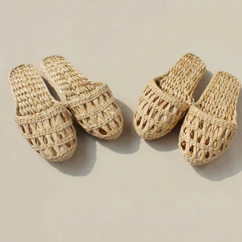 AGESEA fashion casual women's men's straw slippers handmade Chinese sandals unisex summer home shoes new couple shoes LKCX
AGESEA fashion casual women's men's straw slippers handmade Chinese sandals unisex summer home shoes new couple shoes LKCX