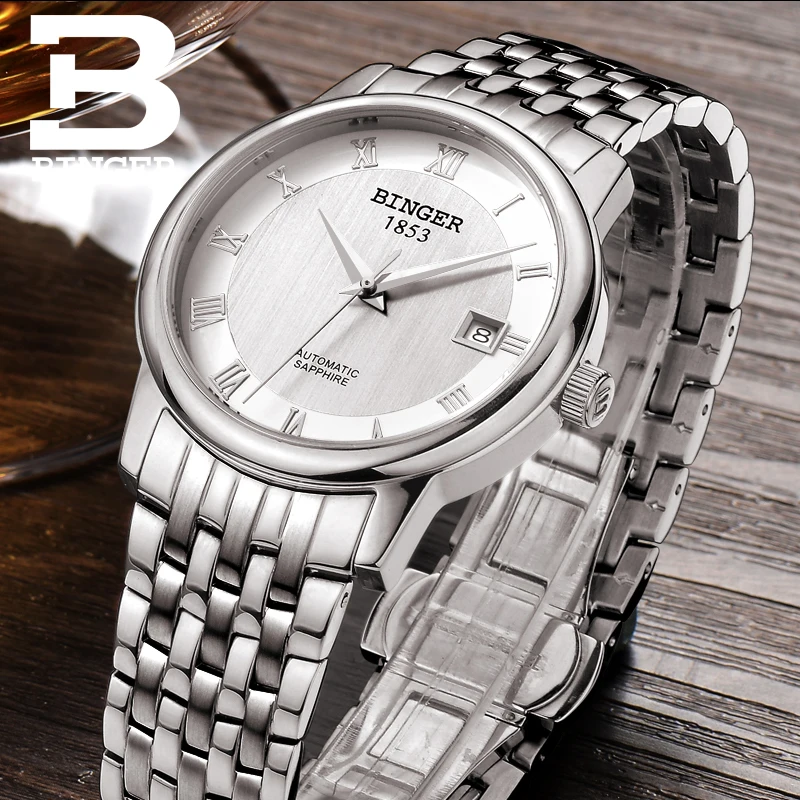 New Wristwatches Binger men self-wind watch sapphire leather strap watches men 12-month Guarantee BG-0388
New Wristwatches Binger men self-wind watch sapphire leather strap watches men 12-month Guarantee BG-0388