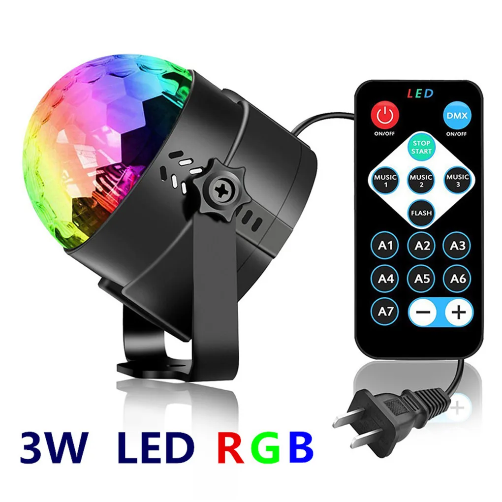 AUCD Mini Remote 3W RGB LED Rotating Disco Crystal Magic Ball Lamp Xmas Party Moving Beams Show Projector DJ Stage Lights MQ03A
AUCD Mini Remote 3W RGB LED Rotating Disco Crystal Magic Ball Lamp Xmas Party Moving Beams Show Projector DJ Stage Lights MQ03A