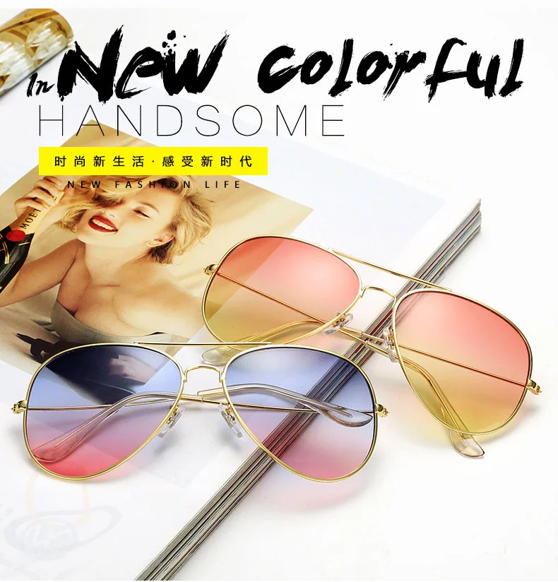 Men and women explosion models RB3025 color gradient sunglasses classic marine film sunglasses sunglasses.
Men and women explosion models RB3025 color gradient sunglasses classic marine film sunglasses sunglasses.