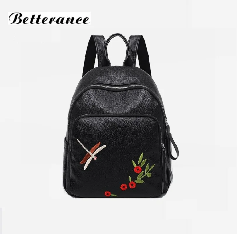 Betterance 2018 School Bag for Girl teenage backpack embroidery flower and dragonfly and geometric Mochila Leisure Travel
Betterance 2018 School Bag for Girl teenage backpack embroidery flower and dragonfly and geometric Mochila Leisure Travel