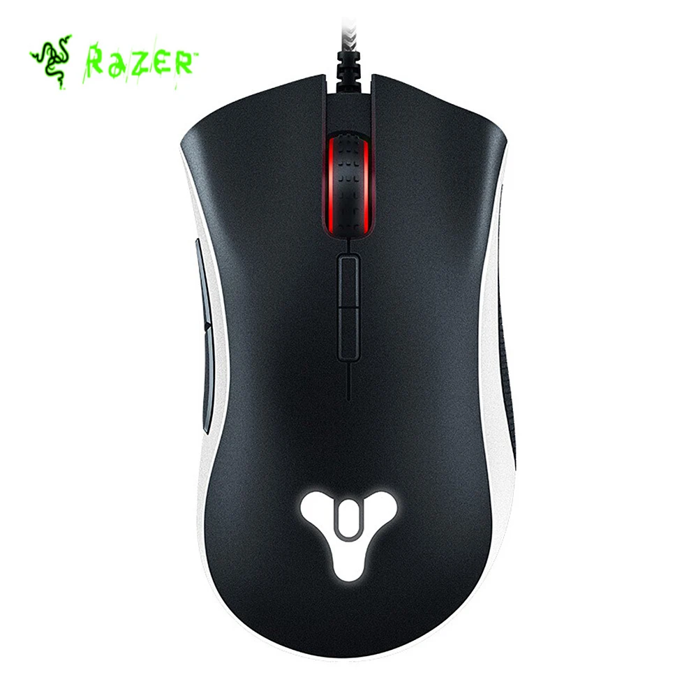 

100% original Razer DeathAdder Elite Destiny 2 Edition Ergonomic Gaming Mouse Multi-Color Precise Sensor Comfortable Grip-Black