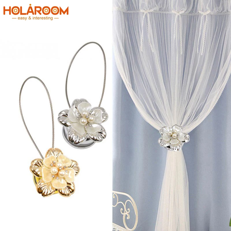 1pc Silver Flower Wire Curtains Tieback Magnet Curtains Buckle Magnetic Curtain Holder Curtain Strap Accessories Christmas Gift
1pc Silver Flower Wire Curtains Tieback Magnet Curtains Buckle Magnetic Curtain Holder Curtain Strap Accessories Christmas Gift