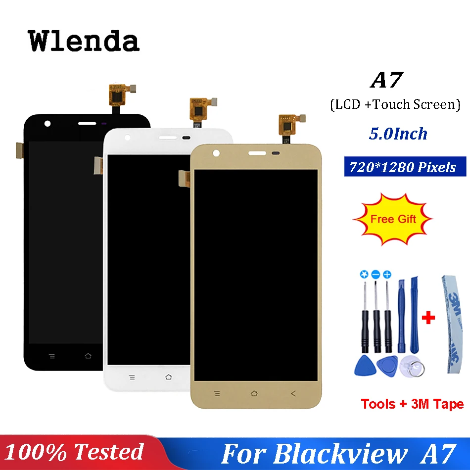 5.0 inch For Blackview a7 / a7 pro LCD Display Touch Screen Digitizer Assembly black/white for a 7 a7pro + tools
5.0 inch For Blackview a7 / a7 pro LCD Display Touch Screen Digitizer Assembly black/white for a 7 a7pro + tools