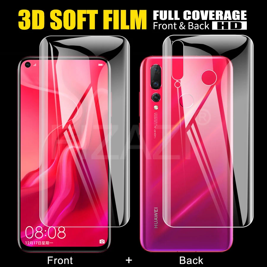 Front+Back Screen Protector TPU Film For Huawei Nova 4 3 3i P Smart Plus 2019 Honor Magic 2 Note 10 Mate 10 Pro Hydrogel Film
Front+Back Screen Protector TPU Film For Huawei Nova 4 3 3i P Smart Plus 2019 Honor Magic 2 Note 10 Mate 10 Pro Hydrogel Film