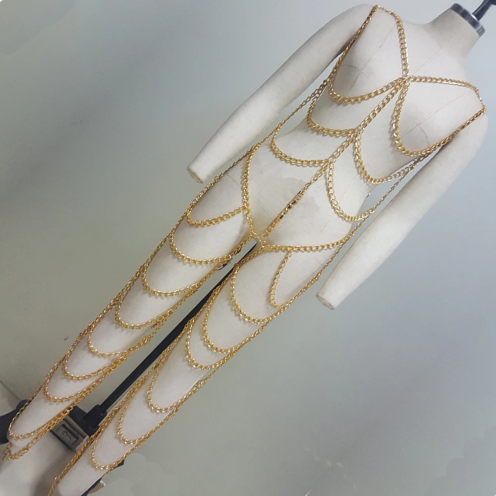 Custom Drag Queen Costumes Metal Chain Bodysuit Party Celebrity Birthday Jumpsuit Female Singer Stage Wear Performance Clothing
Custom Drag Queen Costumes Metal Chain Bodysuit Party Celebrity Birthday Jumpsuit Female Singer Stage Wear Performance Clothing