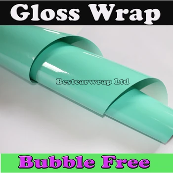 Tiffany blue Glossy Vinyl Car wrapping with Air Bubble Free Shiny Mint Tiffany Gloss Film / Car Stickers foil 1.52x30m/Roll
Tiffany blue Glossy Vinyl Car wrapping with Air Bubble Free Shiny Mint Tiffany Gloss Film / Car Stickers foil 1.52x30m/Roll