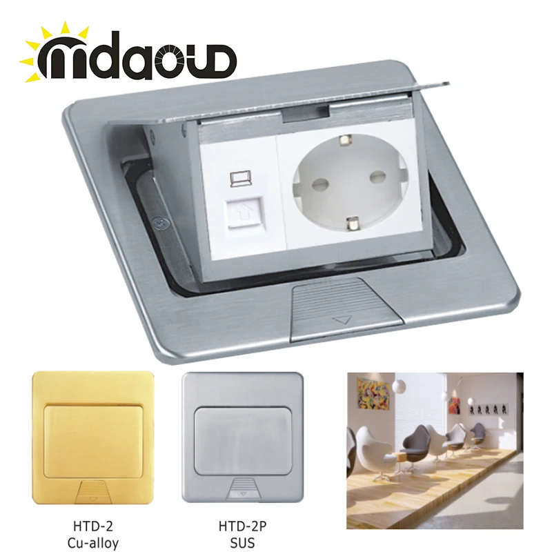 AC 100~250V brass alloy alu alloy Panel German Standard Pop Up Floor Socket with net cable/with PC socket Electrical Outlet
AC 100~250V brass alloy alu alloy Panel German Standard Pop Up Floor Socket with net cable/with PC socket Electrical Outlet