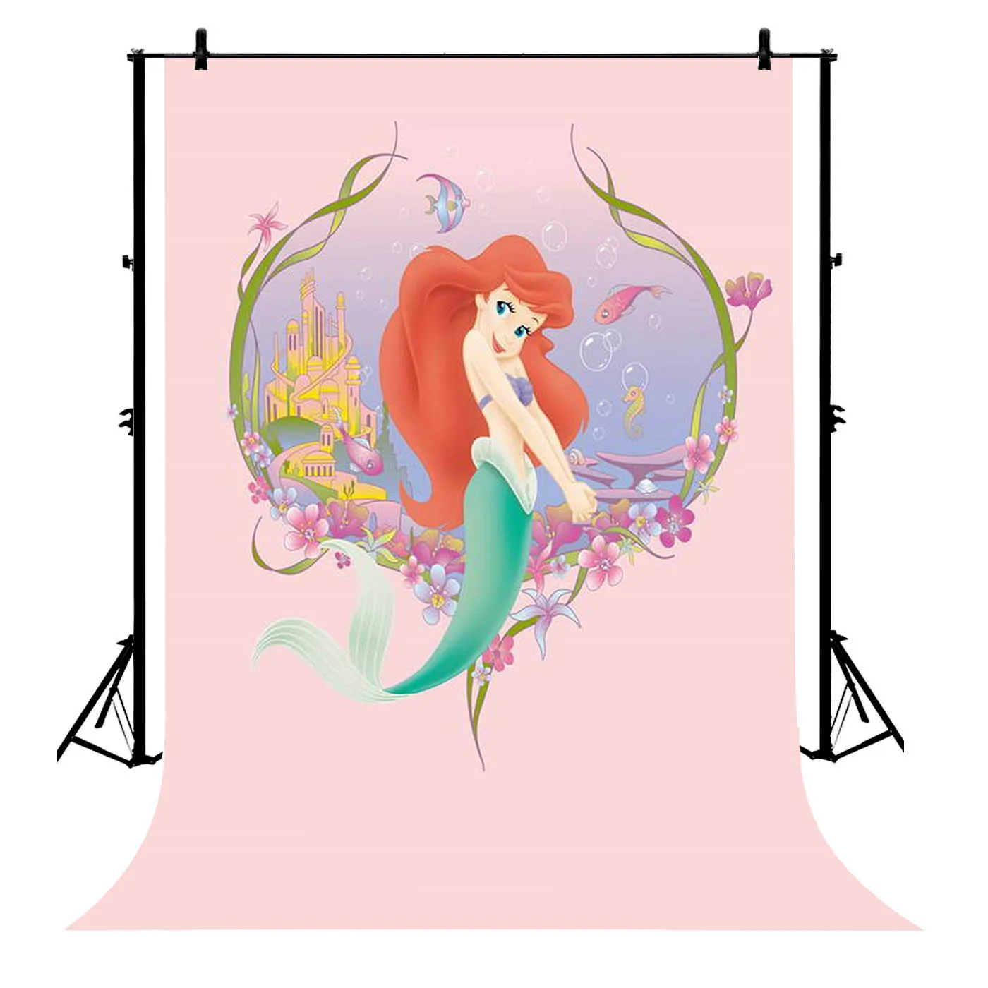 5x7ft Happy Birthday Princess Pink Mermaid Shower Under Water Polyester Photo Background Portrait Backdrop
5x7ft Happy Birthday Princess Pink Mermaid Shower Under Water Polyester Photo Background Portrait Backdrop