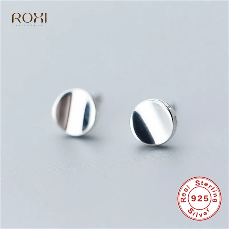ROXI Round Stud Earrings 100% 925 Solid Sterling Silver Earrings for Women Simple Charm Dumbbell Party Earrings pendientes mujer
ROXI Round Stud Earrings 100% 925 Solid Sterling Silver Earrings for Women Simple Charm Dumbbell Party Earrings pendientes mujer